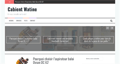 Desktop Screenshot of cabinetwatine.fr